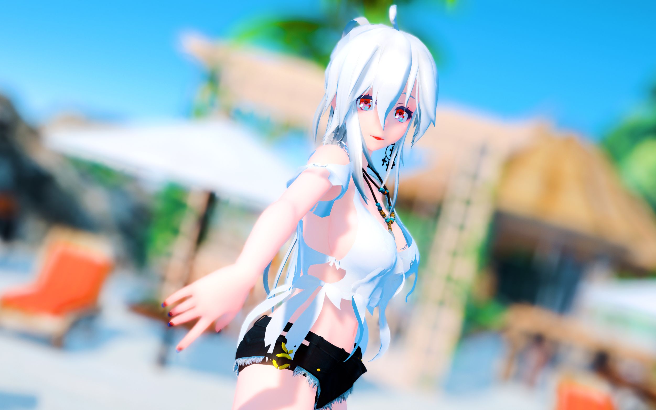 夏日 海滩 弱音