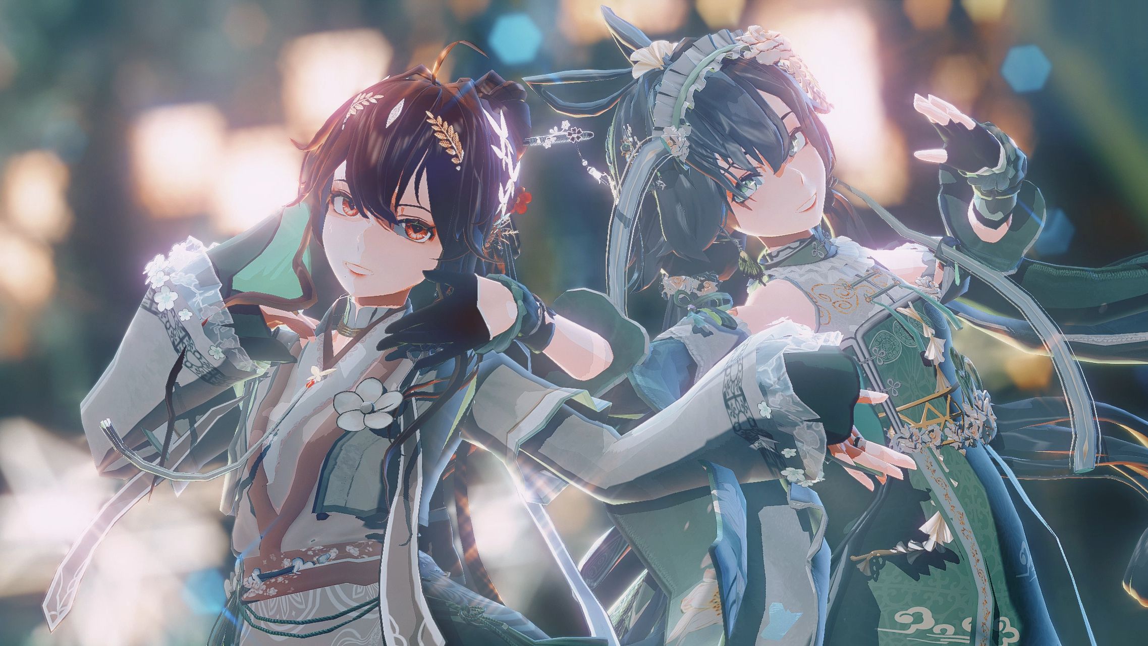 【南北组MMD】小酌三盏两杯 理不清缠绕的情结-《霜雪千年》