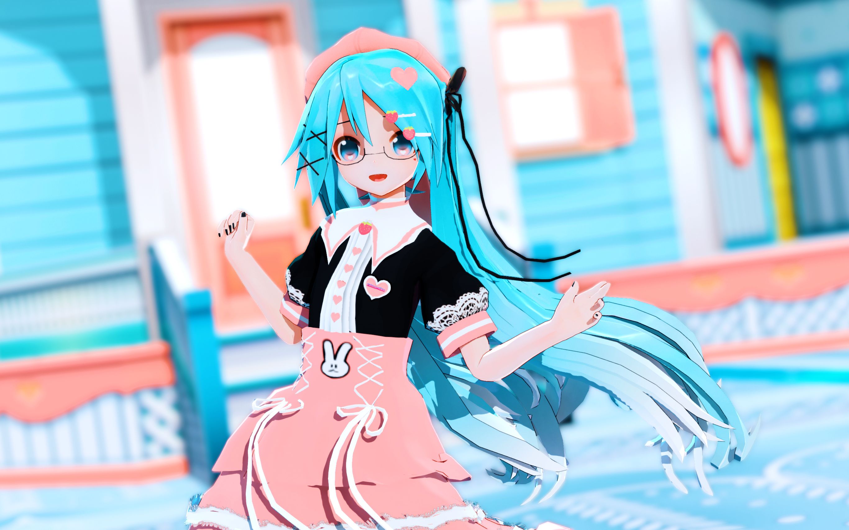 【4K/初音MMD】可爱组曲 Cute Medley Idol Sounds