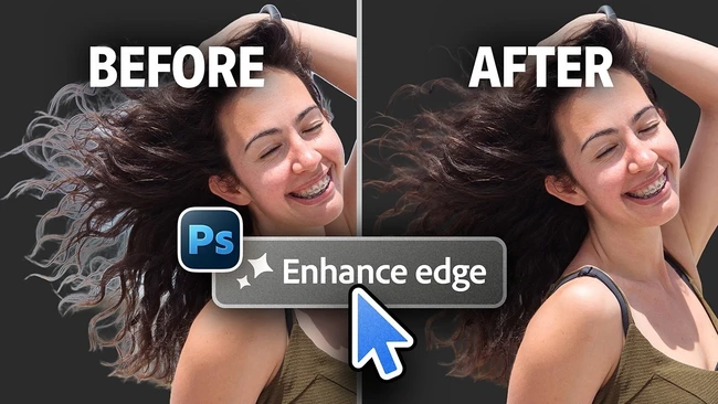 The Automatic Halo Fix in Photoshop, Tested on Real Hair
