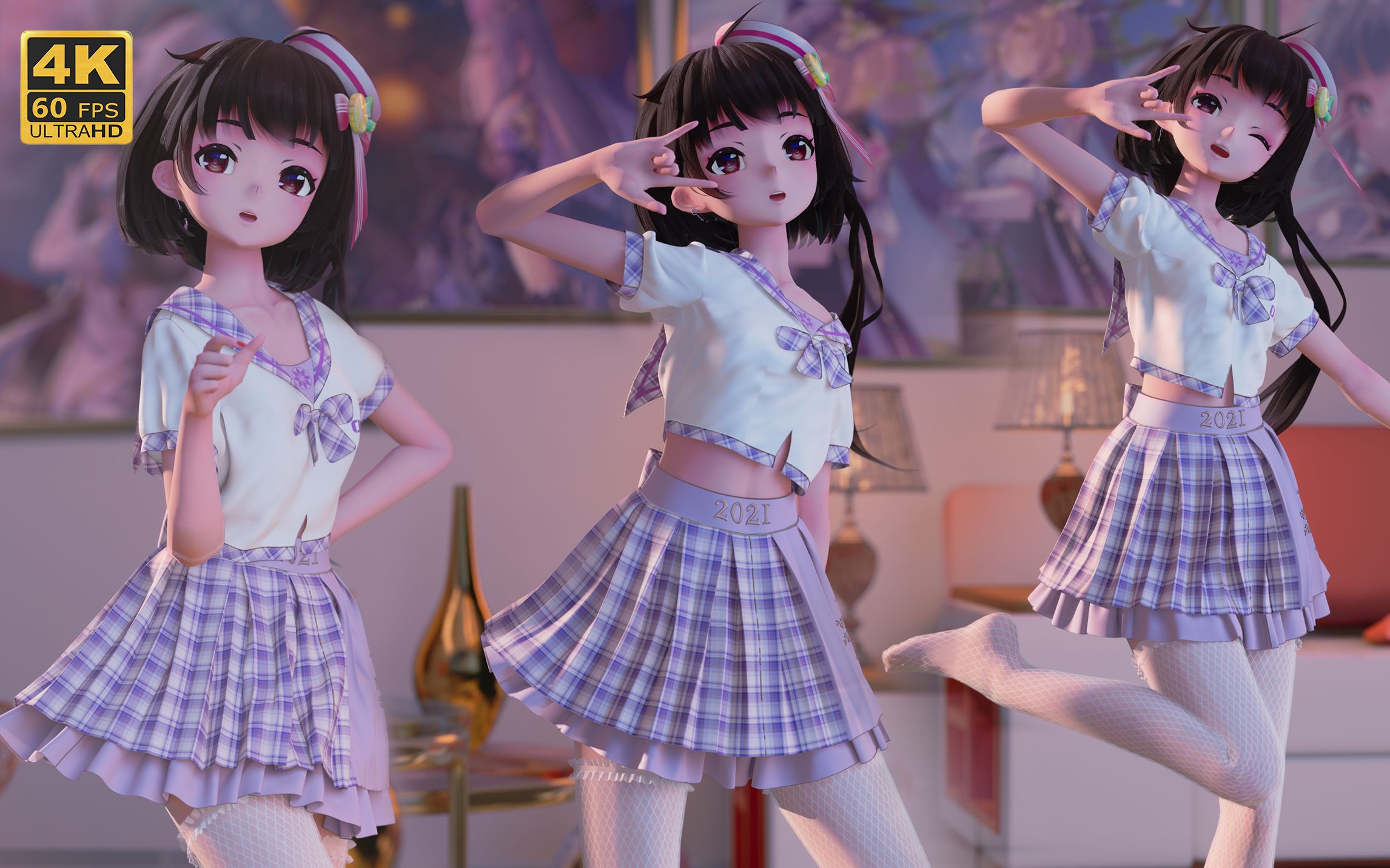 【泠鸢MMD/布料】书记舞（JK）