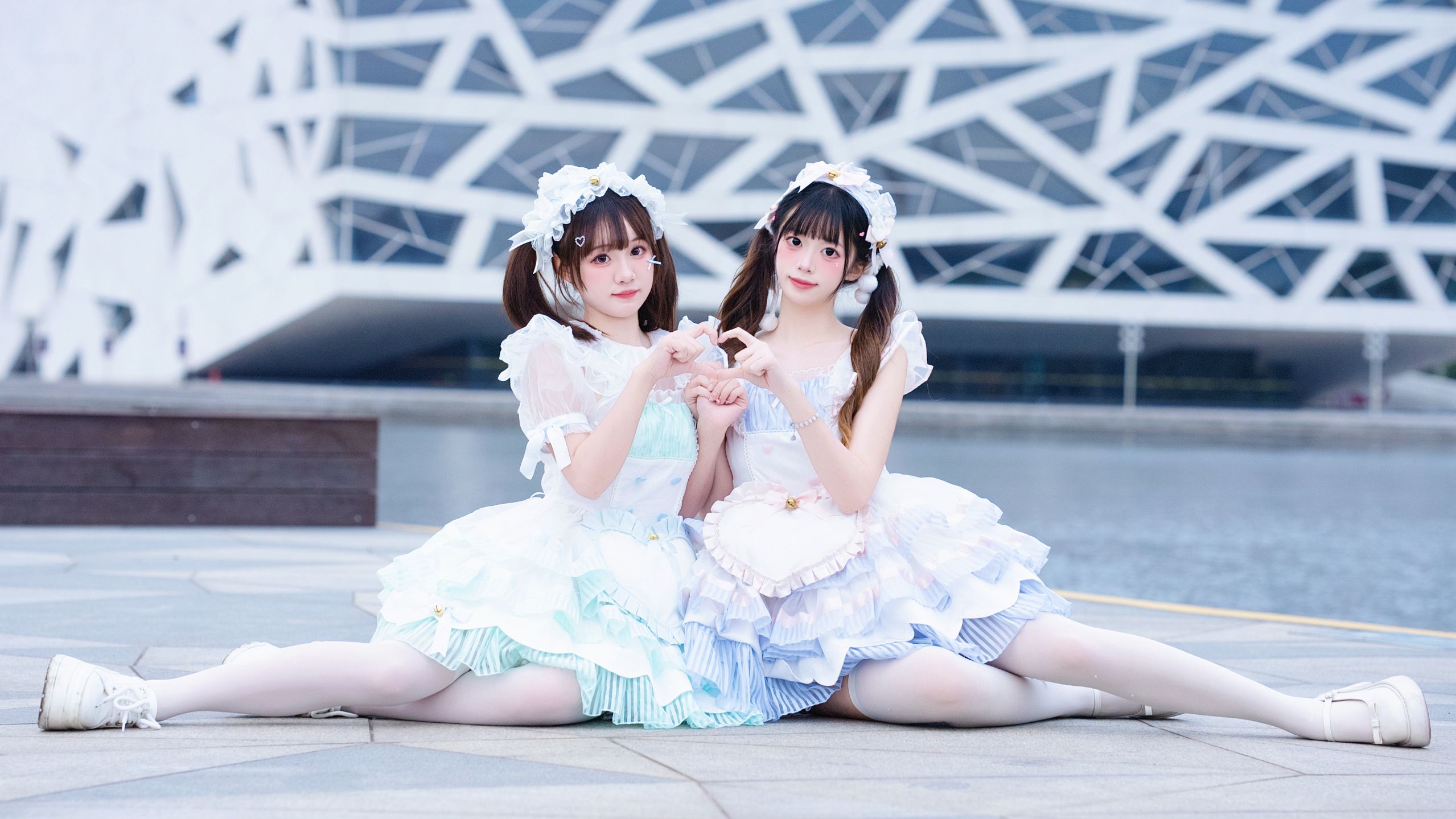 这么可爱的女仆竟然有两只！！💗Kawaii Kaiwai💗正机位一镜到底✧٩(ˊωˋ*)و✧