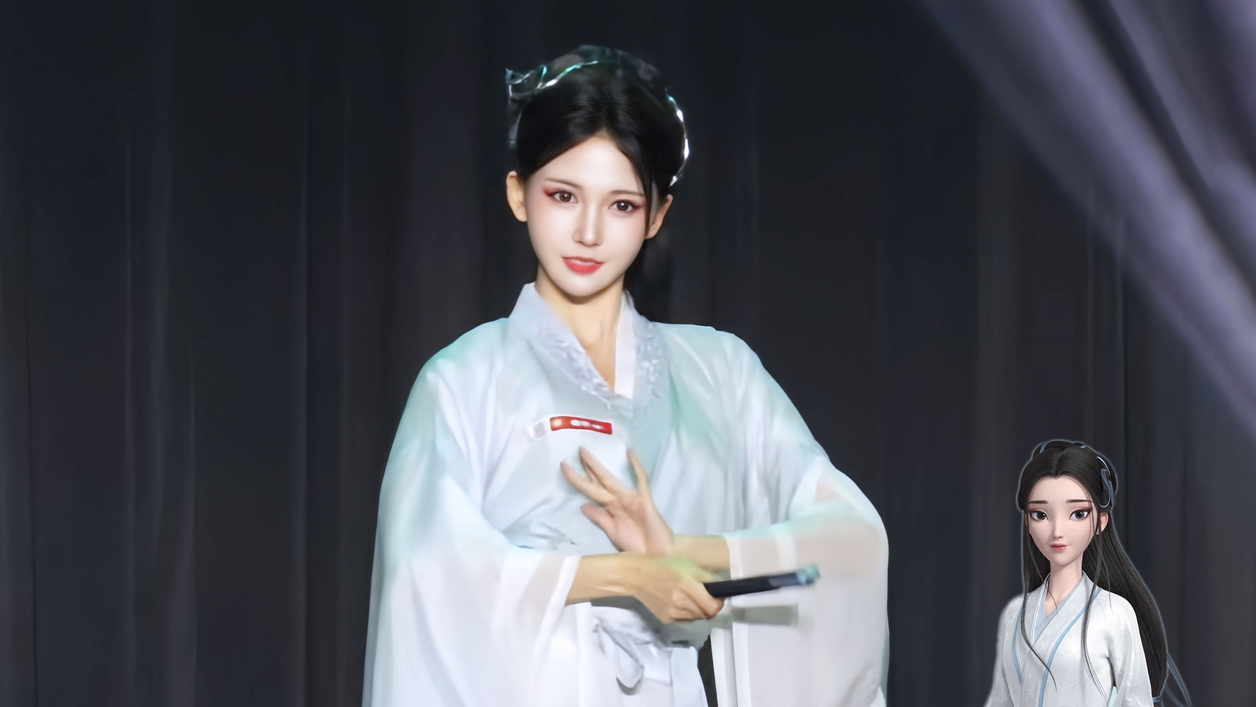 跟着宝青坊主，白娘子也上台跳舞啦！【白蛇直拍 | 梨花舞】