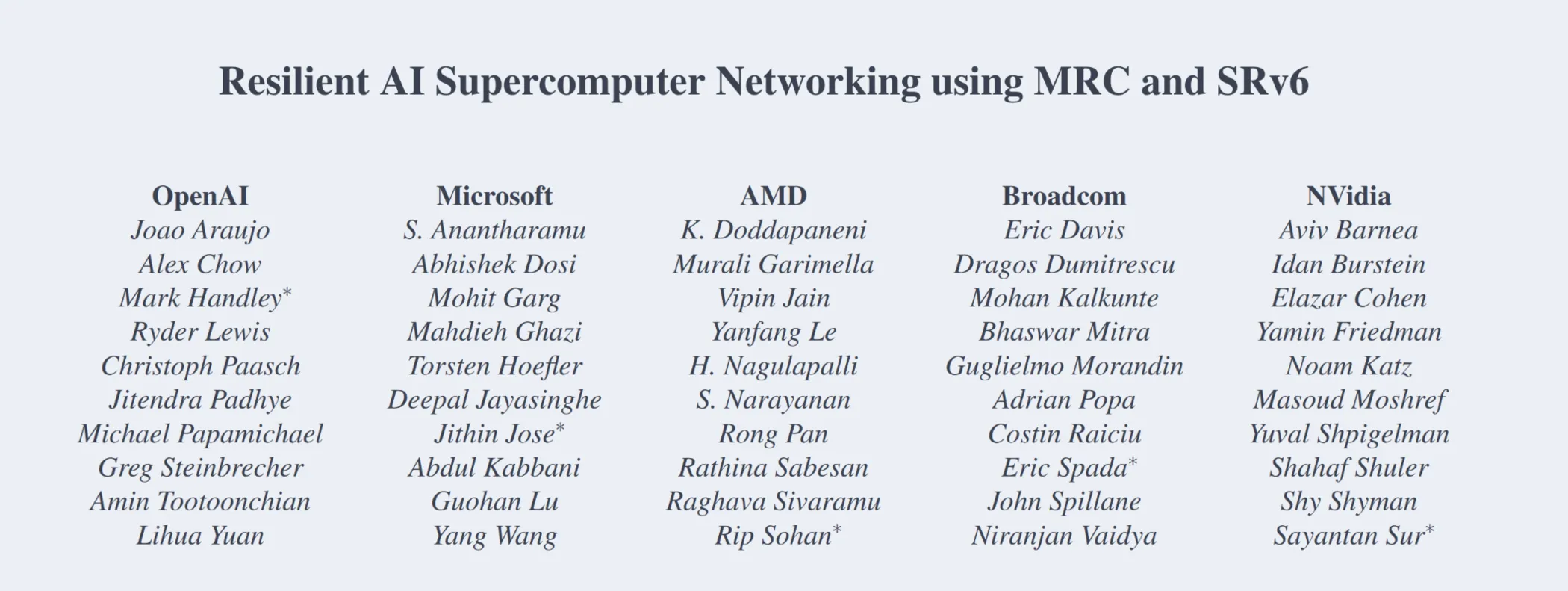 通过《Resilient AI Supercomputer Networking using MRC and SRv6》理解协议层面的故障检测