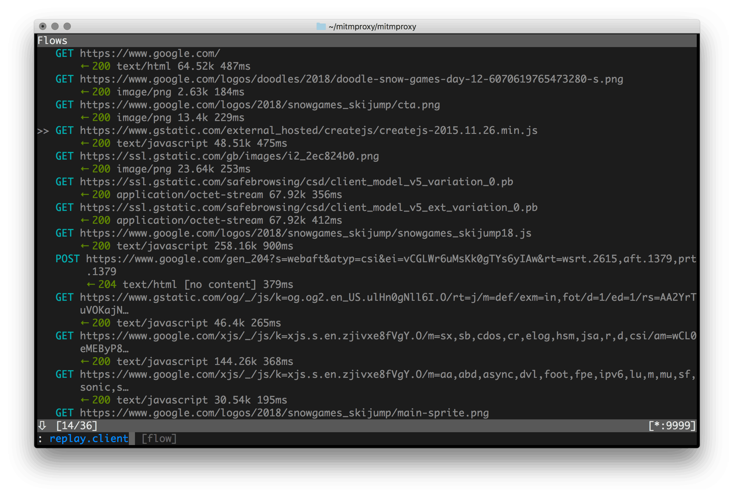 mitmproxy HTTP 代理工具
