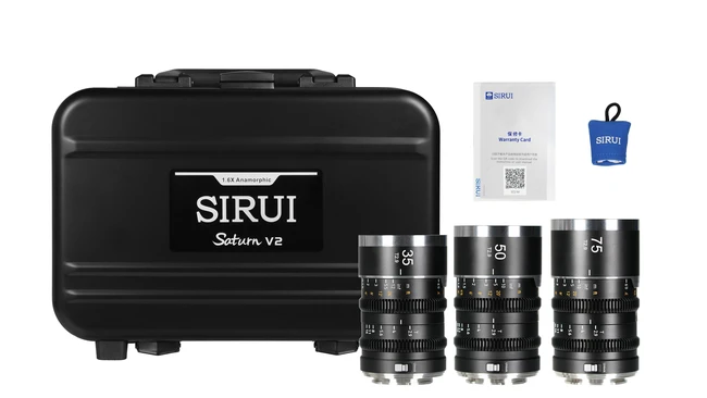 SIRUI Announces Saturn V2 Full-Frame Anamorphic Series with 90-Degree Rotation