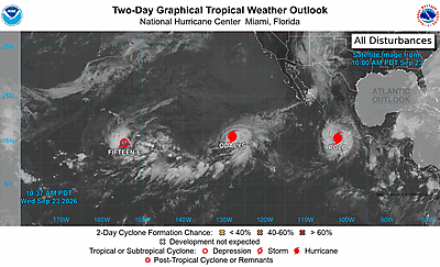Eastern Pacific Tropical Weather Outlook