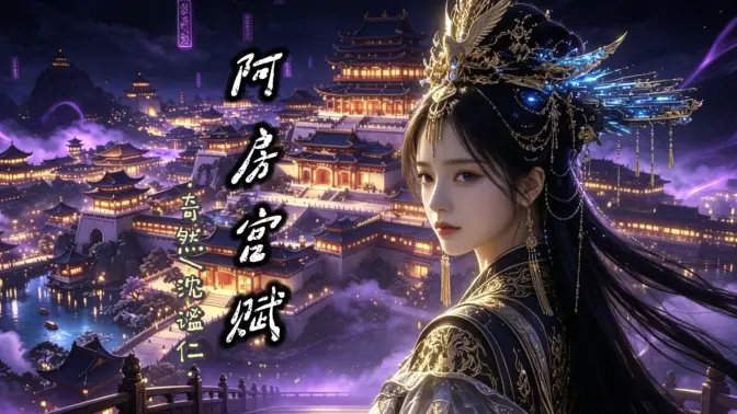 【Hi-Res无损】奇然/沈谧仁-《阿房宫赋》｜高考必背古诗词｜古诗新唱｜大秦基建辉煌史｜六王毕 四海一 蜀山兀阿房出 覆压三百余里 隔离天日
