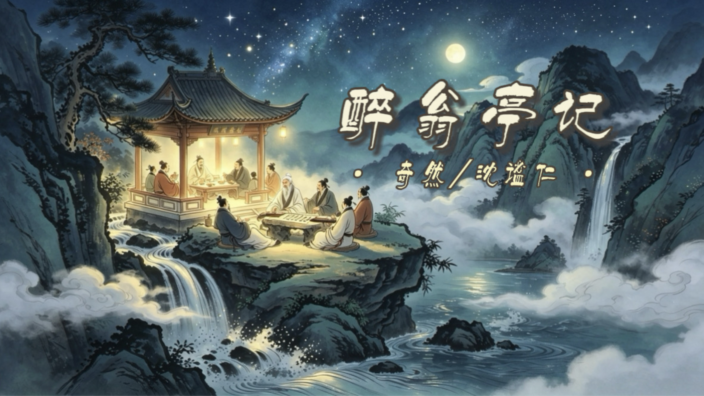 《醉翁亭记》-奇然/沈谧仁-｜初中必背古文｜古风歌曲｜醉翁之意不在酒，在乎山水之间也