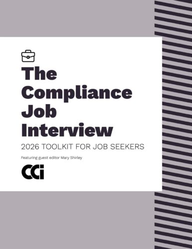 The Compliance Job Interview 2026