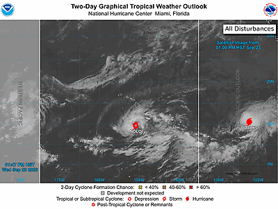 Central Pacific Tropical Weather Outlook