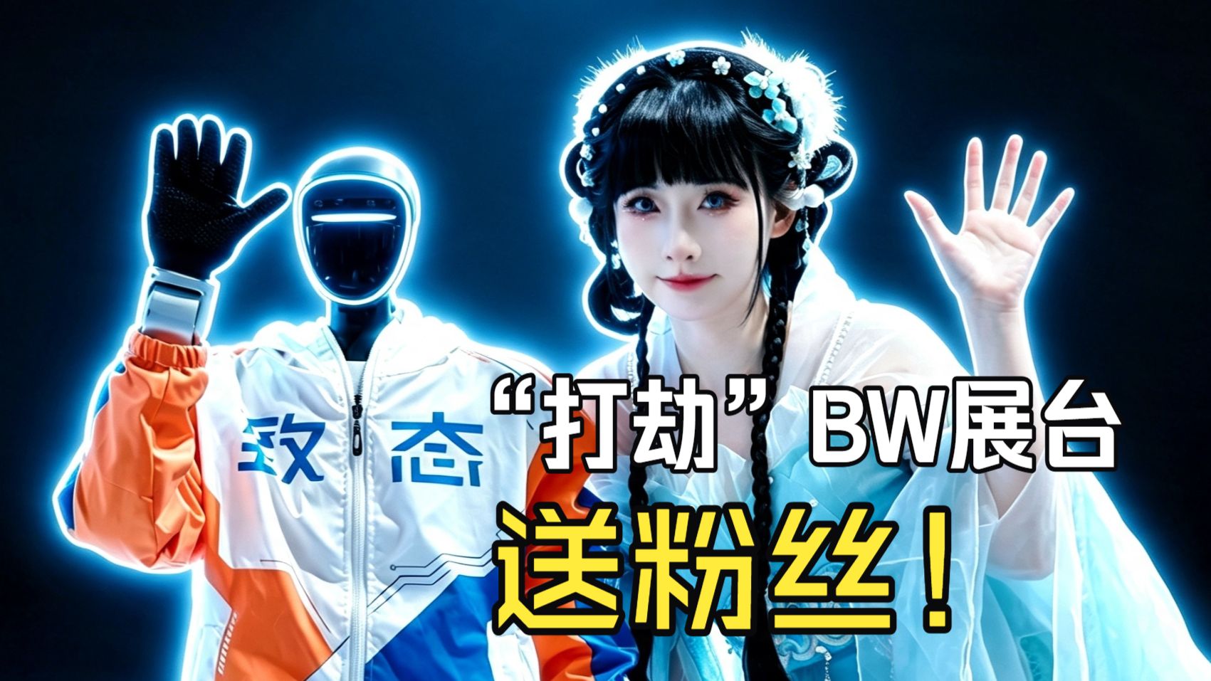 和Ai联手“打劫”BW展台送粉丝！！！！致态受害ver～