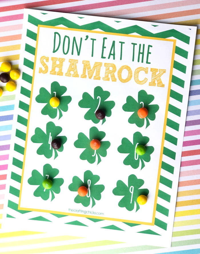 Don’t Eat the Shamrock!  St. Patrick’s Day “Don’t Eat Pete” Version *Free Printable