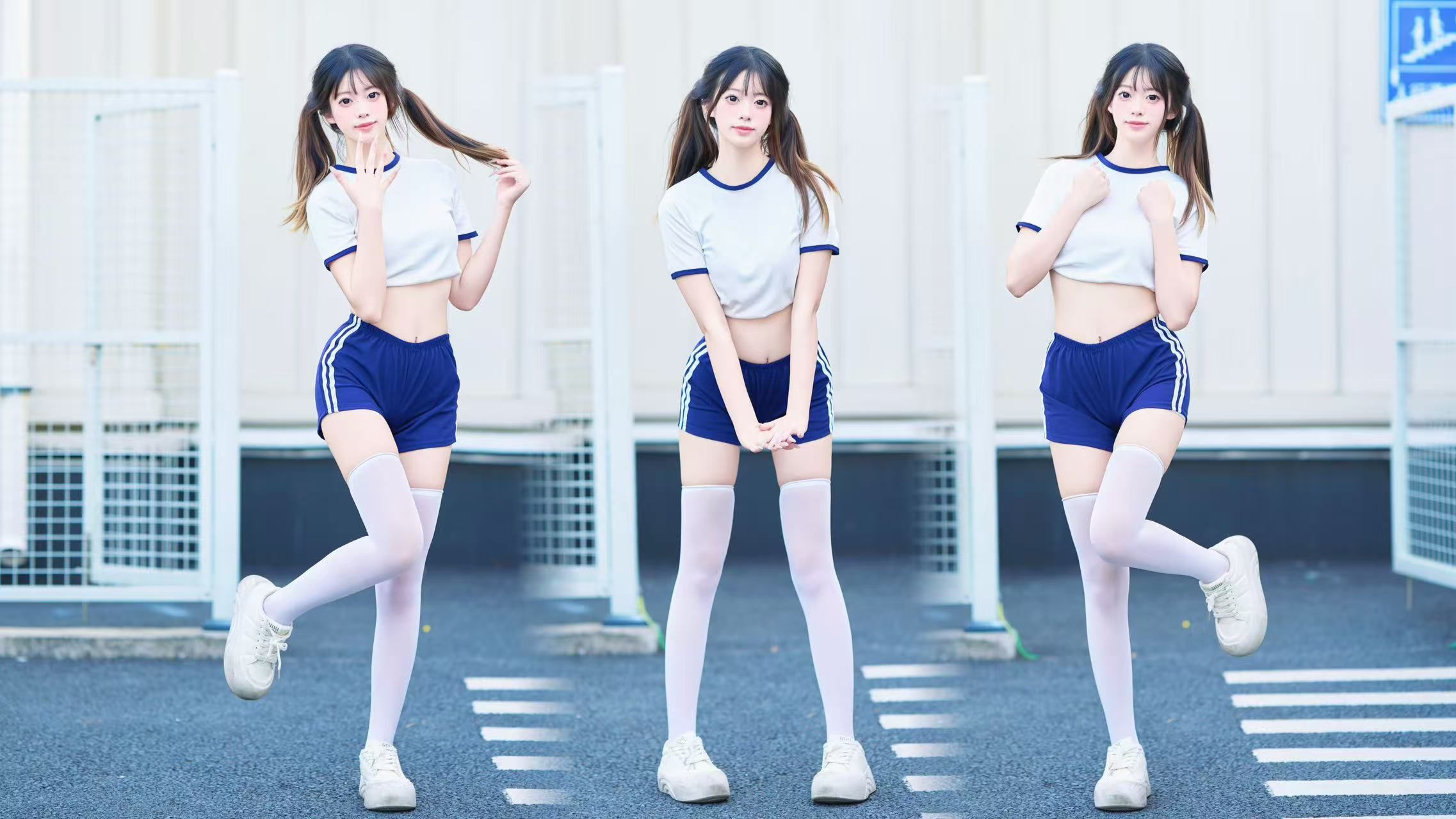 清纯系体操服妹妹💗玻璃珠💗