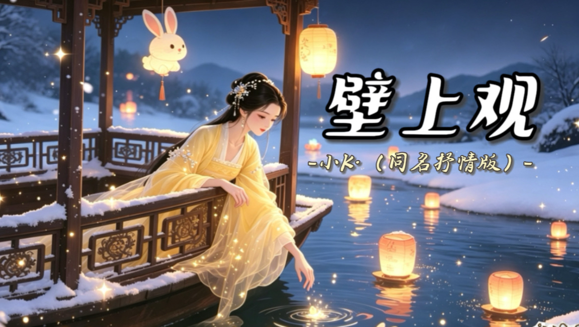 【Hi-Res无损】小k-《壁上观》同名抒情版｜古风歌曲｜雪侵染万千火光下 与声墨叹 拂尘情 只红颜剪不断 叹月明 不缕清风 琴声与谁颤 不见当年故人还