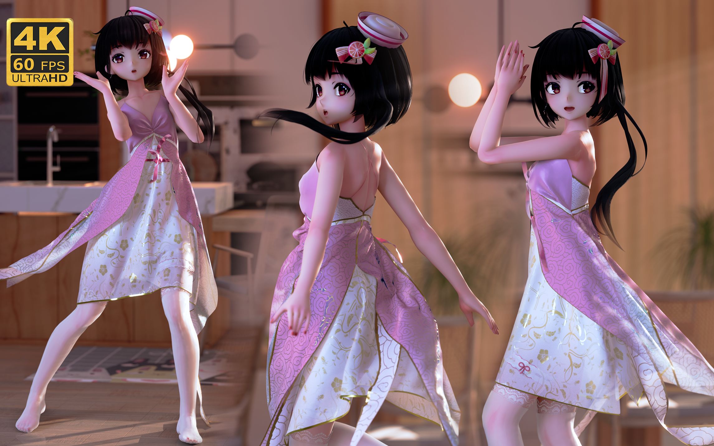 【泠鸢MMD/布料】鸟的极乐净土