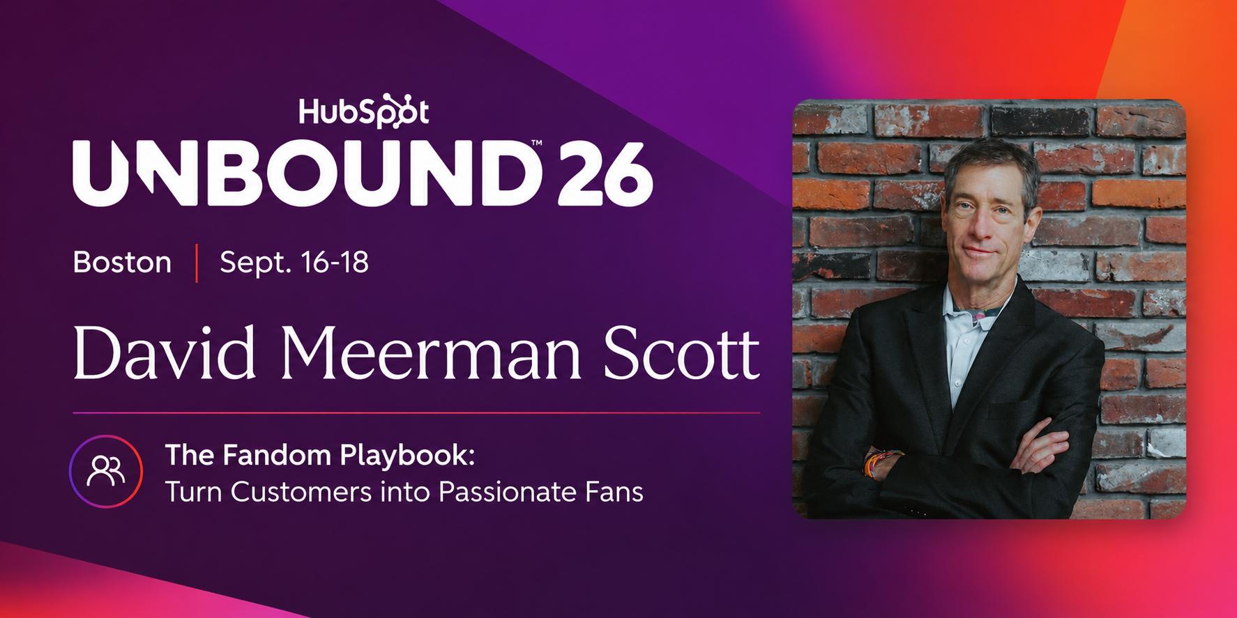 Heading to HubSpot Unbound? Please Consider Attending My Talk!