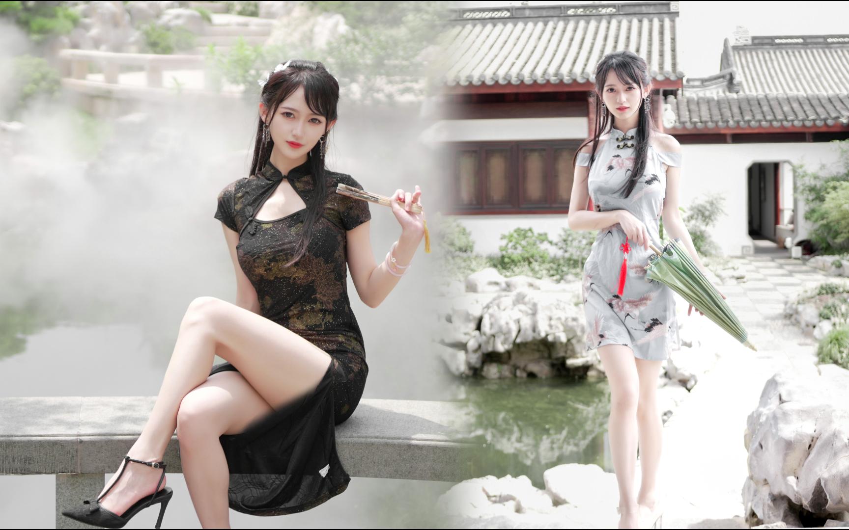 桃花旗袍 沐nian 4k竖屏