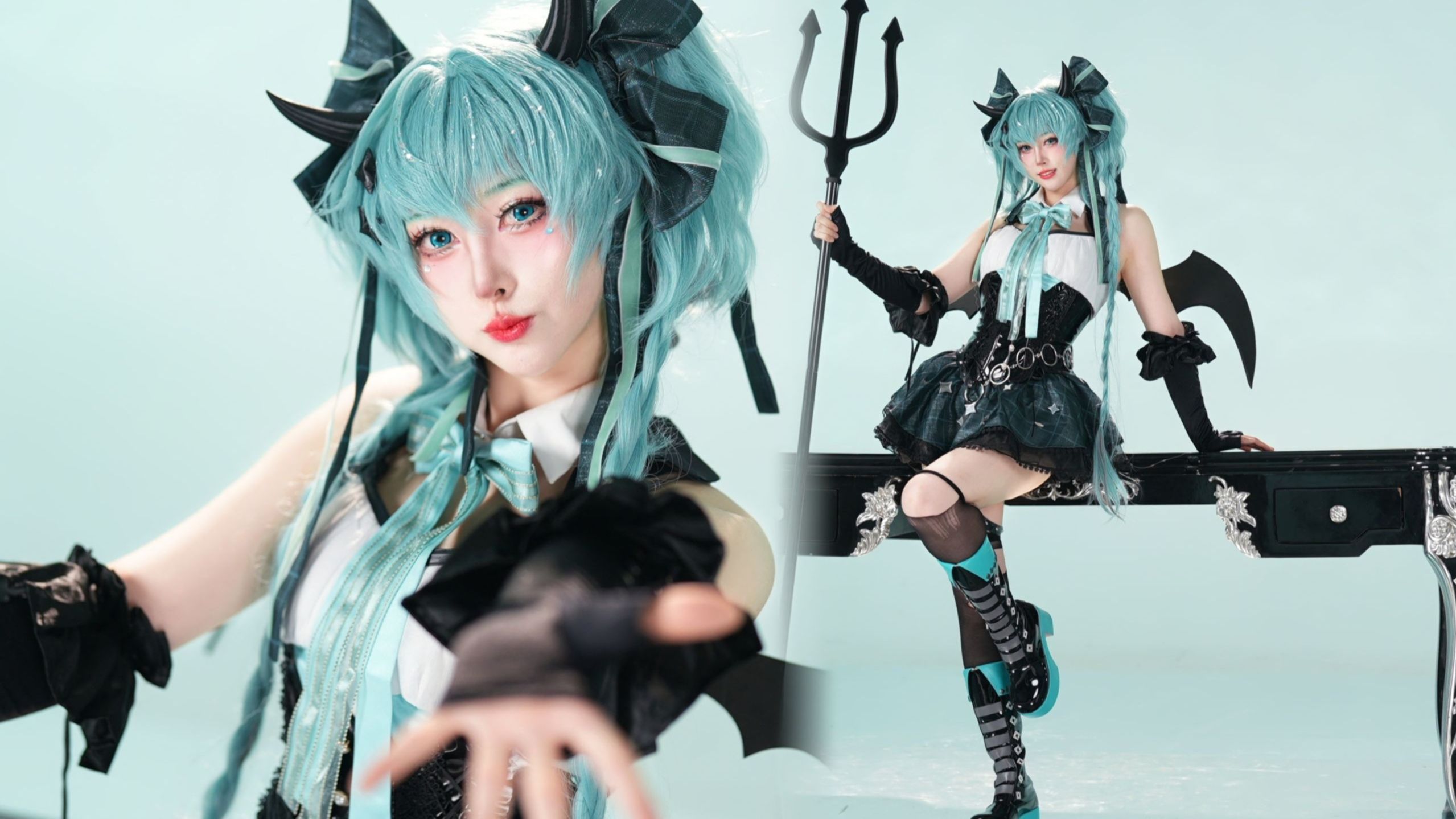 初音小恶魔✖️兔子洞！【紫嘉儿】