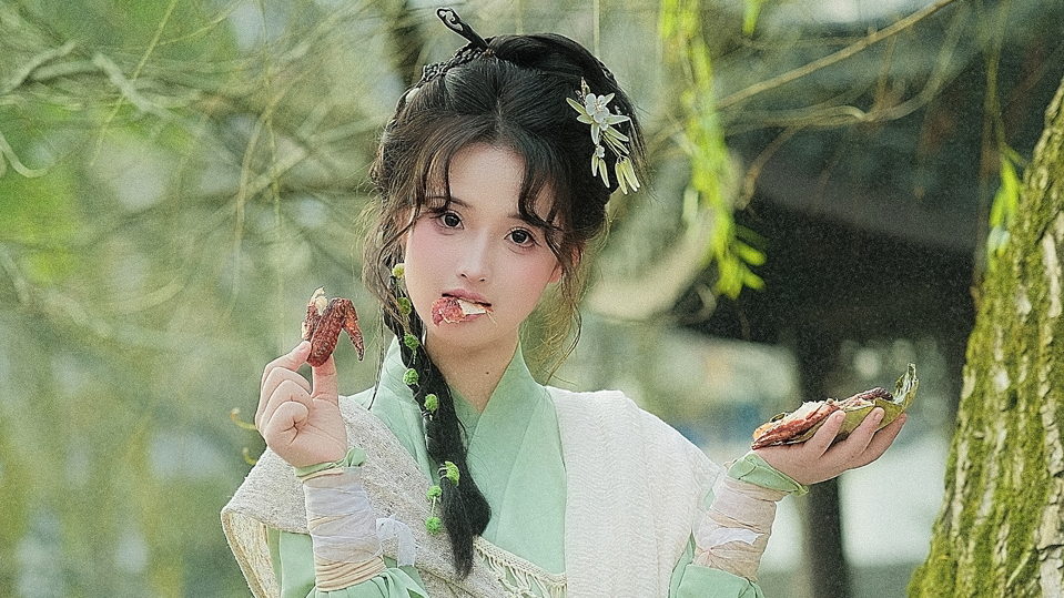 吃东西
