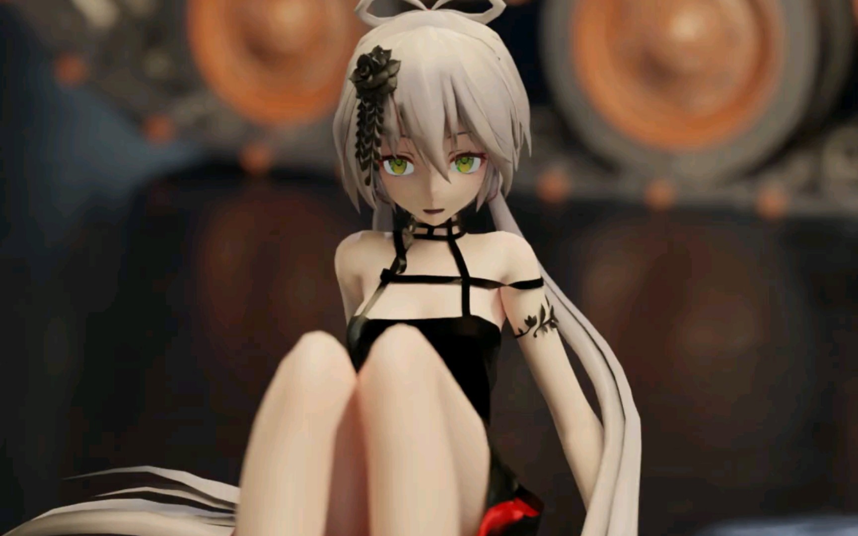 【洛天依MMD】不盯依腿挑战