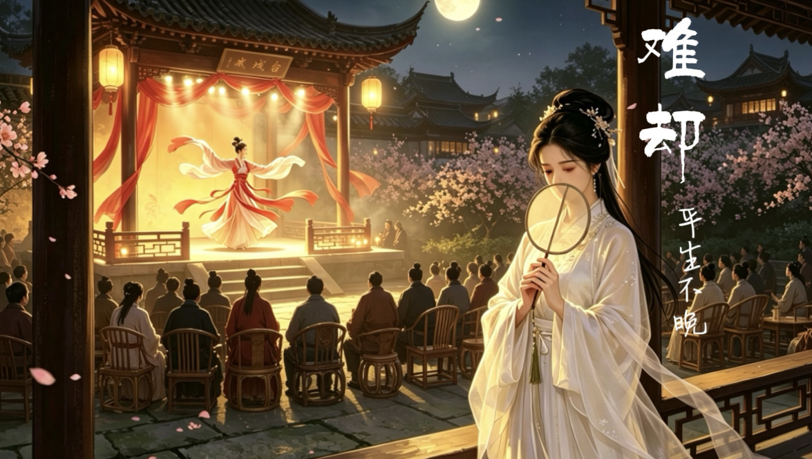 《难却》-平生不晚-｜优美抒情古风歌曲｜待上浓妆好戏开场 台上悲欢皆我独吟唱 台上风光台下诉断肠