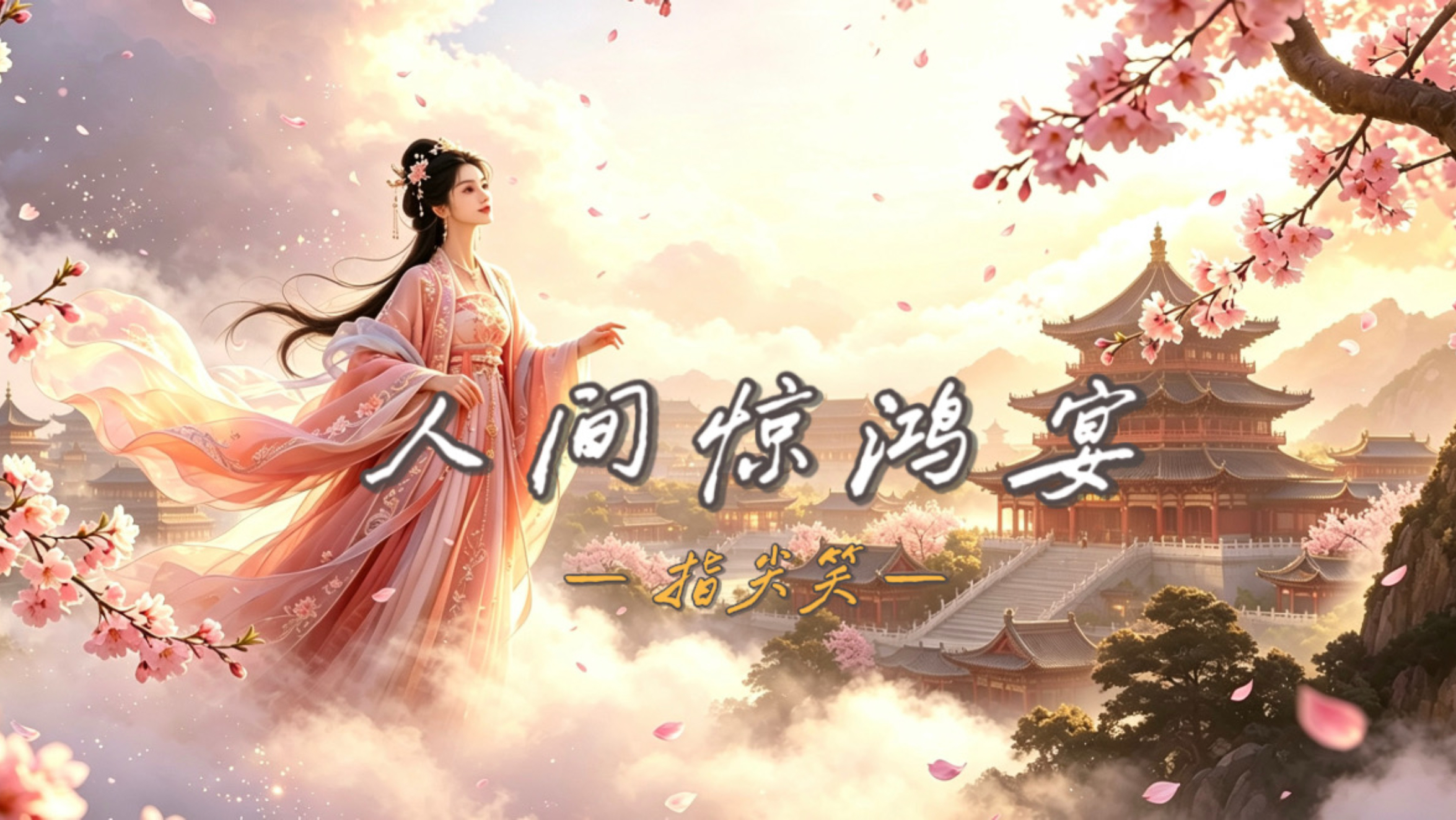 【Hi-Res无损】-指尖笑- 《人间惊鸿宴》｜我赴人间惊鸿宴，为睹盛世颜｜逍遥似散仙