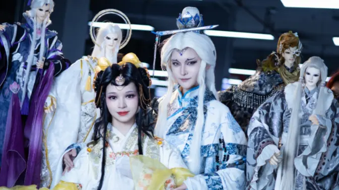 【霹雳布袋戏舞台】素还真操偶+素还真风采铃cos表演