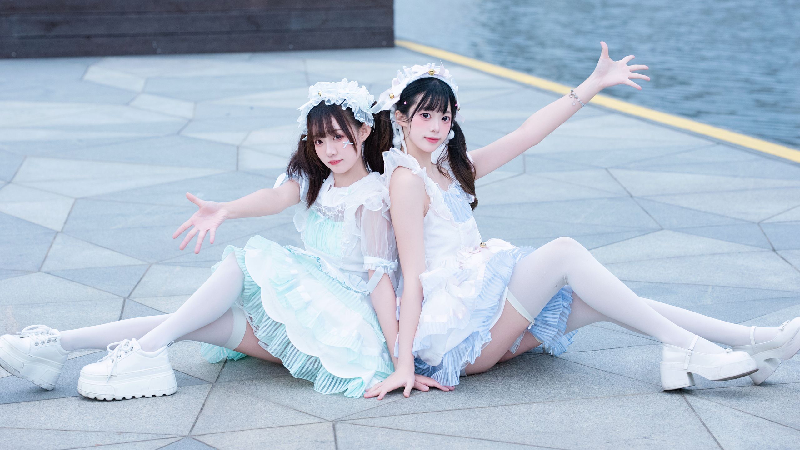 💗纯 白 双 女 仆💗哪只抱回家？「Kawaii Kaiwai」 HB to橘猫៸៸᳐>⩊<៸៸᳐